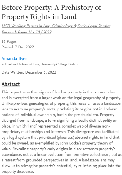 Screenshot 2022-12-28 at 08-32-49 Before Property A Prehistory of Property Rights in Land Screenshot 2022-12-28 at 08-32-49 Before Property A Prehistory of Property Rights in Land